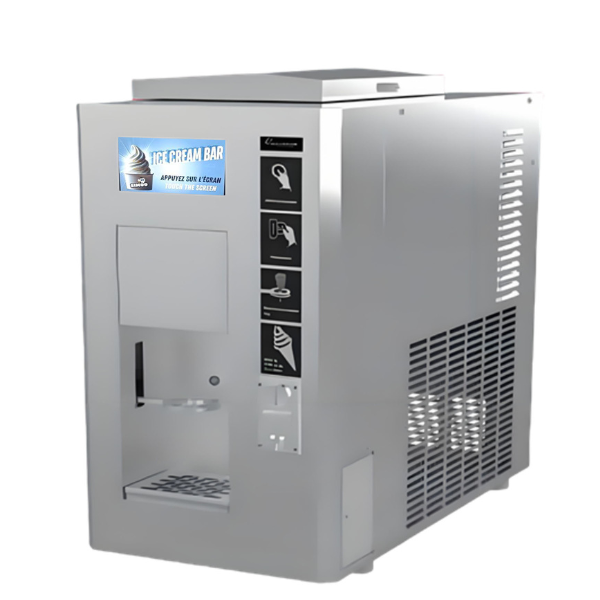 เครื่องทำไอศครีมซอฟ์เสิร์ฟอัตโนมัติ แบบหยอดเหรียญ รุ่น SICT-100A